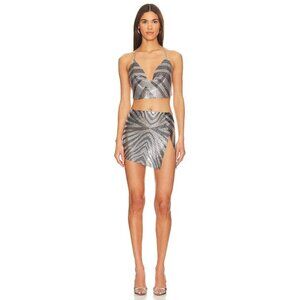 8 Other Reasons Gigi Zebra Two Piece Set in Zebra One Size New Womens Chainmail